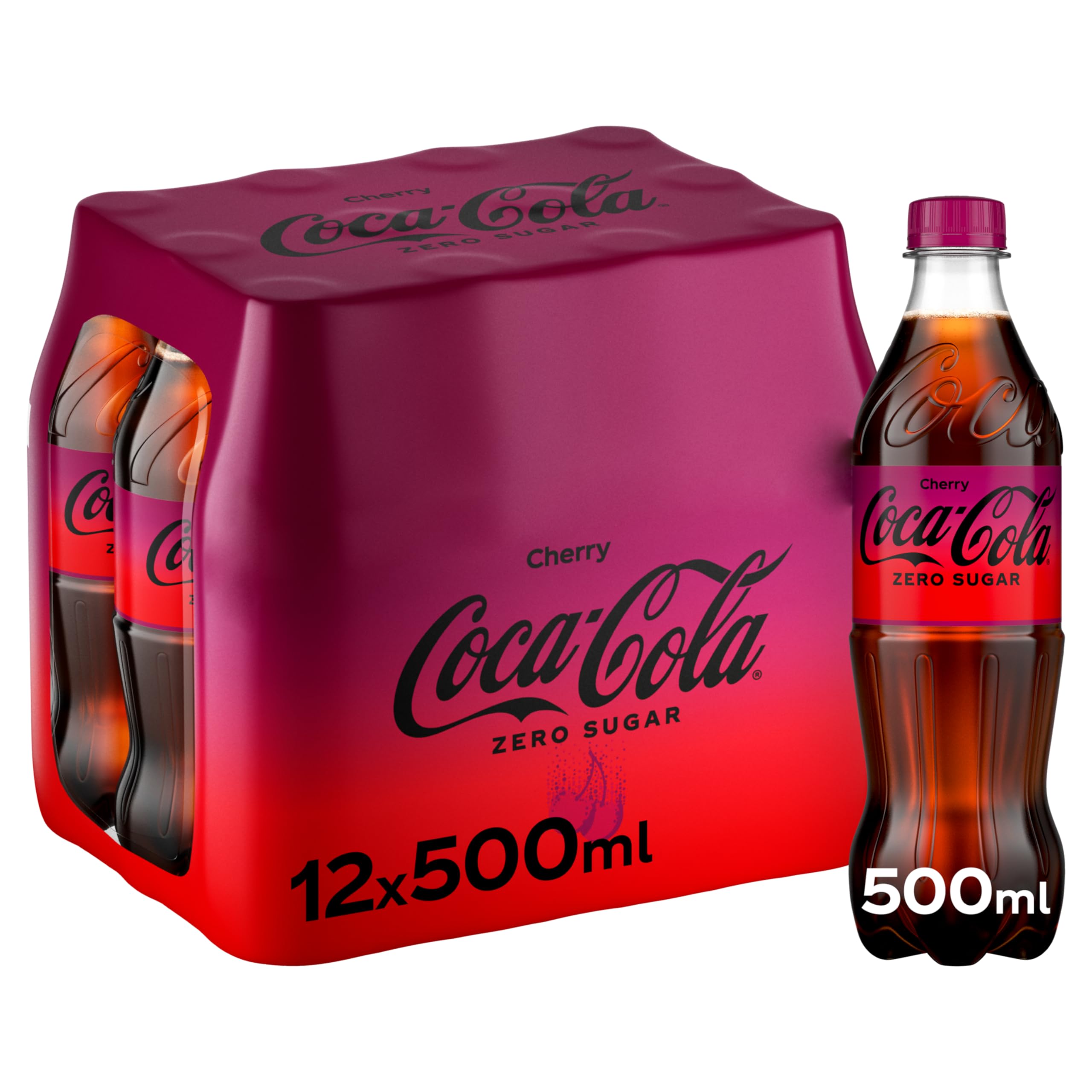 Coke Zero Cherry 12x500 ml : Amazon.co.uk: Grocery